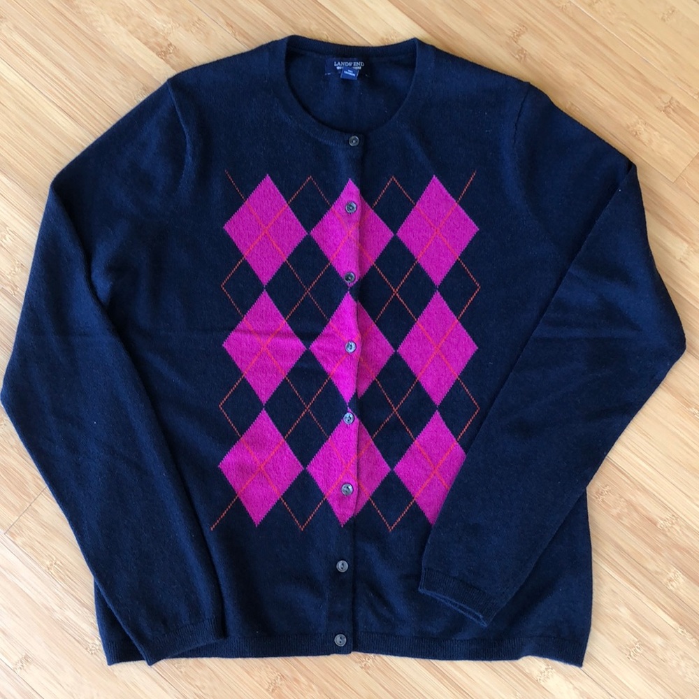 LandsEnd Cashmere Cardigan